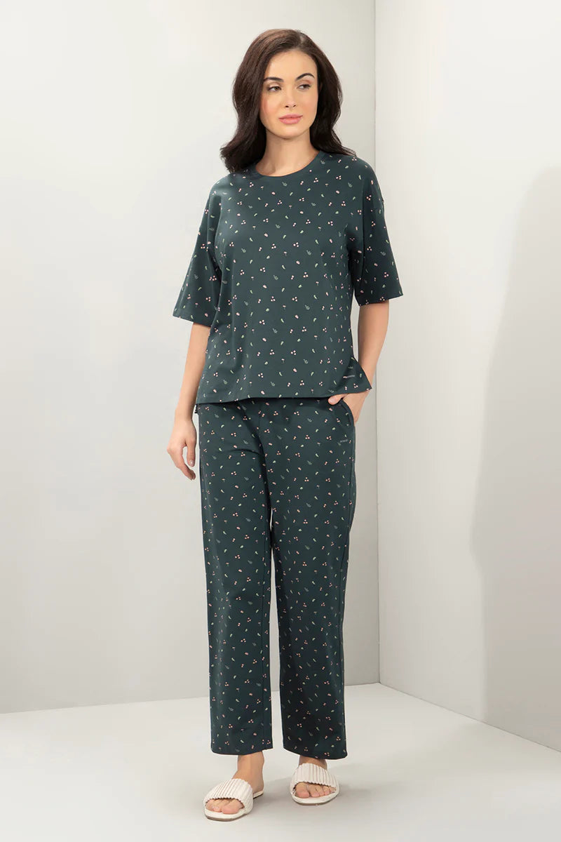 Lounge Laze PJ Set - Magical Forest