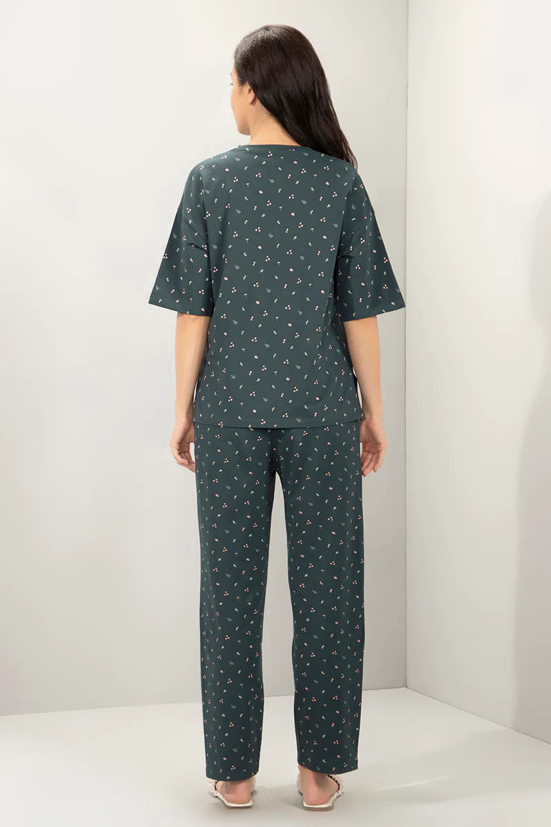 Lounge Laze PJ Set - Magical Forest