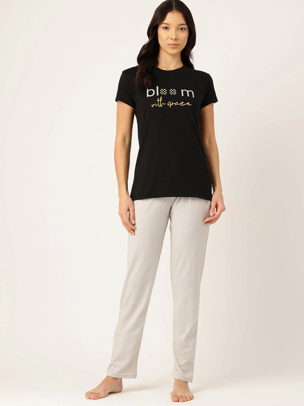 Women's Printed Cotton Lounge Set