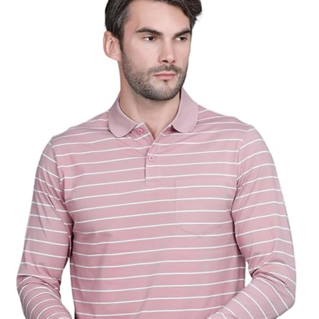 GODFREY Cotton Polo T Shirts for Men with Pocket