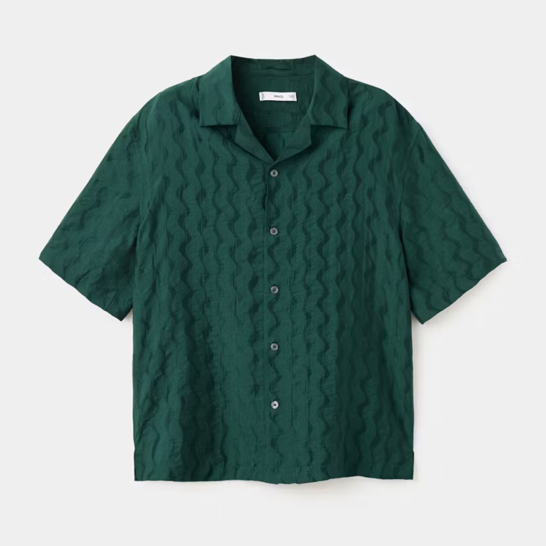 Mango Regular-fit lyocell shirt