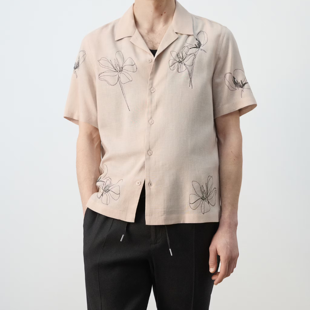 Mango Regular-fit printed shirt
