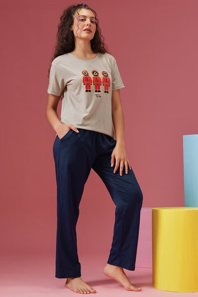 Squid Game Print T-shirt  & Pyjama