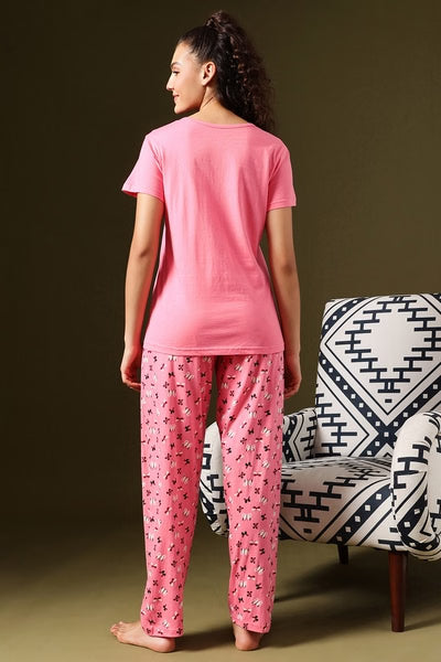 Butterfly Print Top & Pyjama