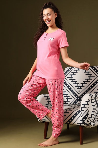 Butterfly Print Top & Pyjama